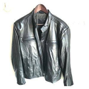 Murano Men’s leather motorcycle style jacket